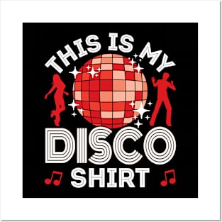 Disco Outfit Women Men, 80s & 70s Costume | This Is My Disco Posters and Art